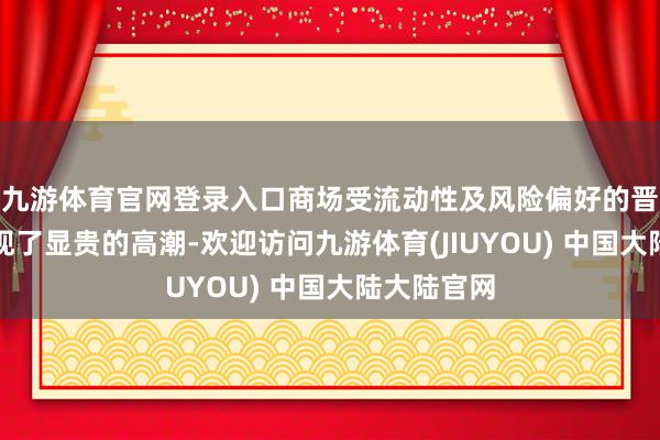 九游体育官网登录入口商场受流动性及风险偏好的晋升影响出现了显贵的高潮-欢迎访问九游体育(JIUYOU) 中国大陆大陆官网