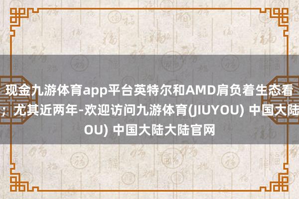 现金九游体育app平台英特尔和AMD肩负着生态看护的责任；尤其近两年-欢迎访问九游体育(JIUYOU) 中国大陆大陆官网